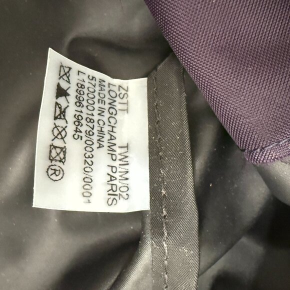 Longchamp Le Pliage Large, Bilberry color - Picture 9 of 15